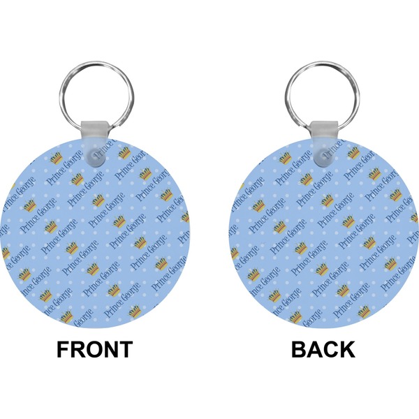Prince Circle Keychain (Front + Back)