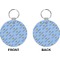 Prince Circle Keychain (Front + Back)