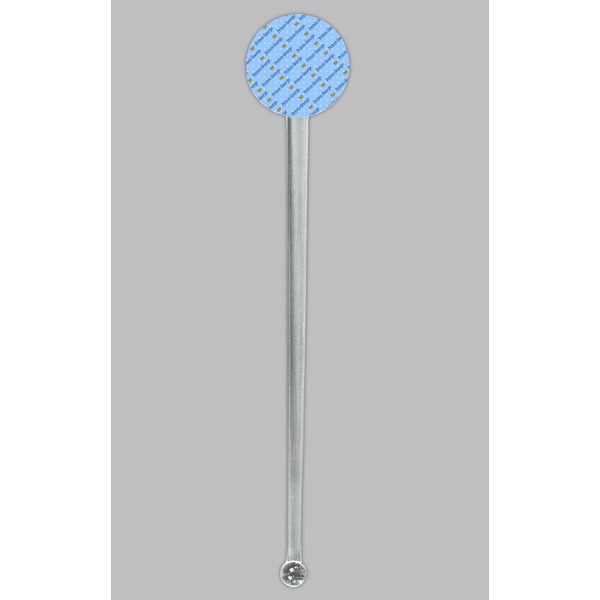 Prince Clear Plastic 7" Stir Stick - Round - Single Stick