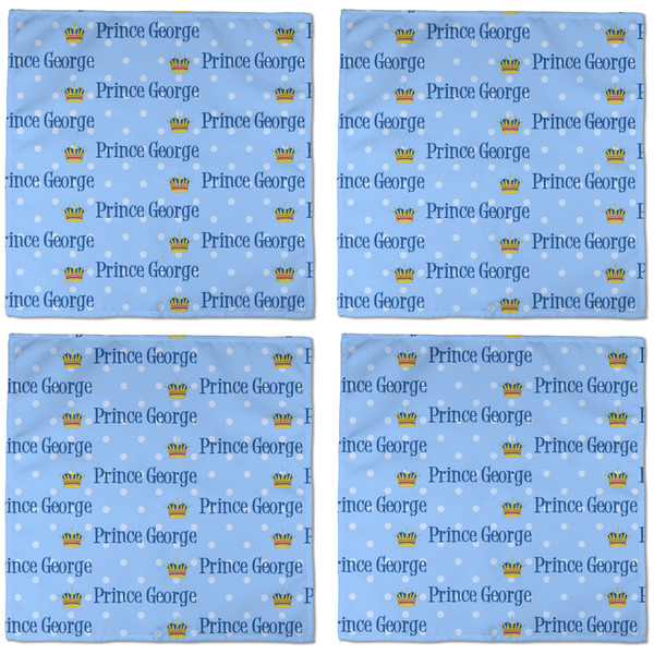 Prince Cloth Napkins - Personalized Dinner (APPROVAL) Set of 4