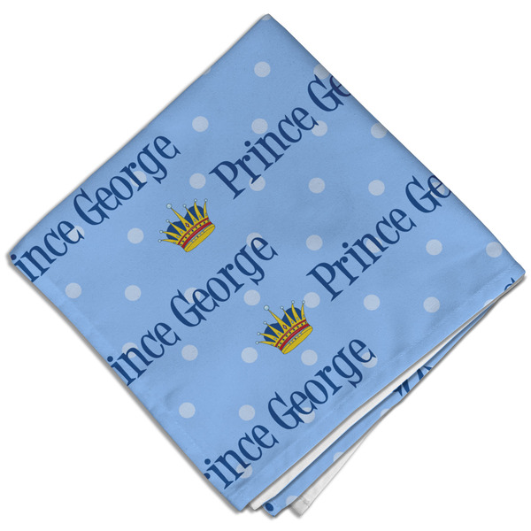Custom Prince Cloth Dinner Napkin - Single w/ Name All Over