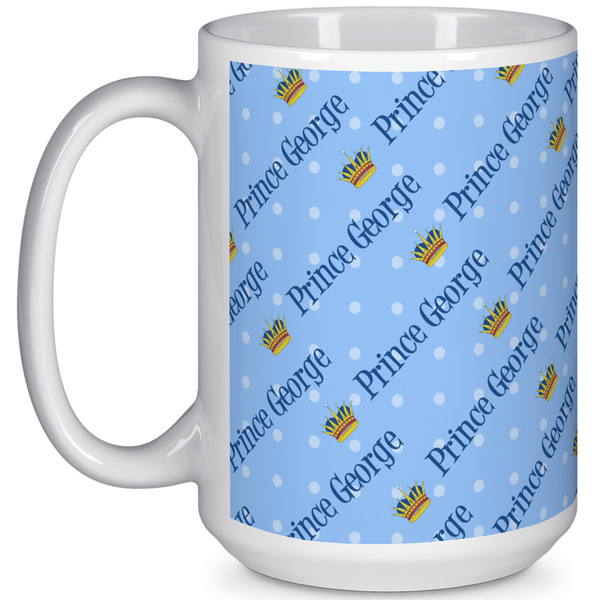 Custom Prince 15 Oz Coffee Mug - White (Personalized)