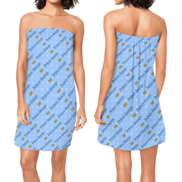 Prince Custom Bath Wrap - Front & Back View