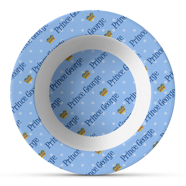 Custom Prince Plastic Bowl - Microwave Safe - Composite Polymer (Personalized)