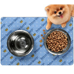 Prince Dog Food Mat - Small w/ Name All Over