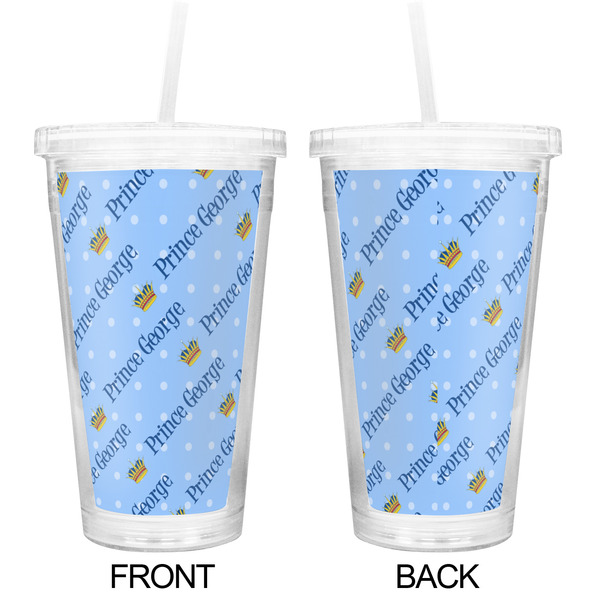Prince Double Wall Tumbler with Straw - Approval
