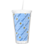 Prince Double Wall Tumbler with Straw (Personalized)