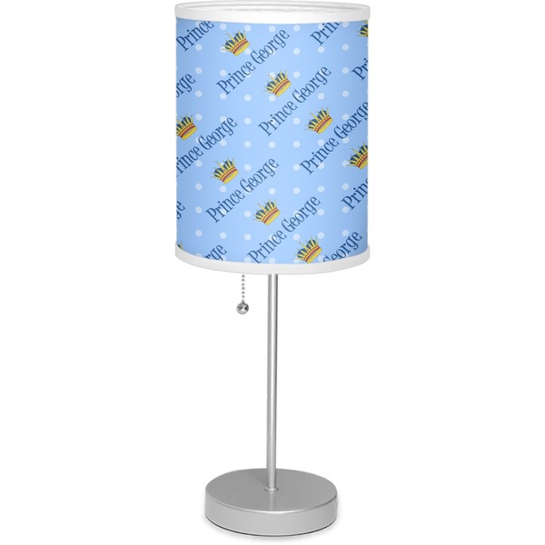 Custom Prince 7" Drum Lamp with Shade Linen (Personalized)