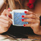 Prince Espresso Cup - 6oz (Double Shot) LIFESTYLE (Woman hands cropped)