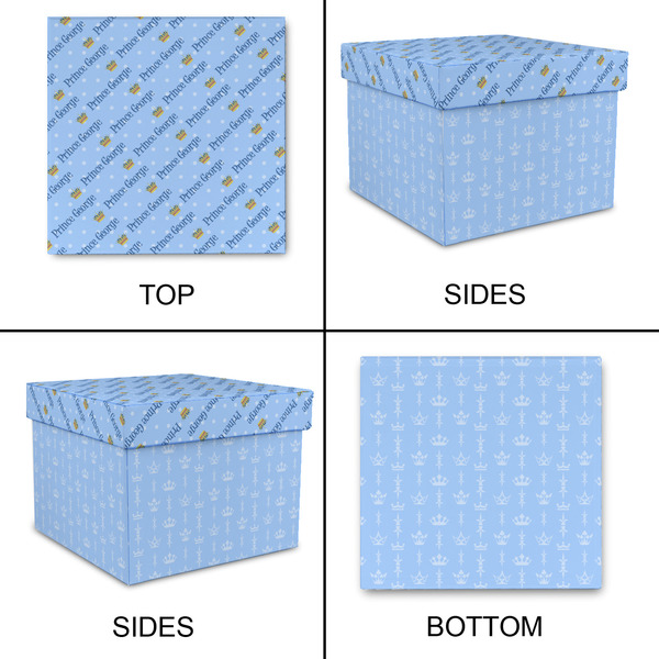 Prince Gift Boxes with Lid - Canvas Wrapped - Large - Approval