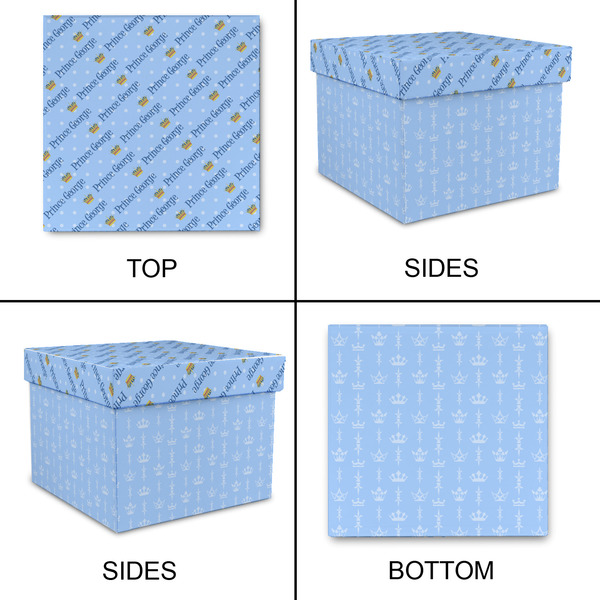 Prince Gift Boxes with Lid - Canvas Wrapped - XX-Large - Approval