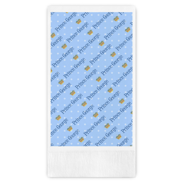 Custom Prince Guest Napkins - Full Color - Embossed Edge (Personalized)