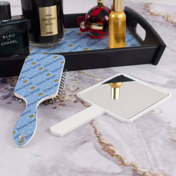 Prince Hair Brush - With Hand Mirror