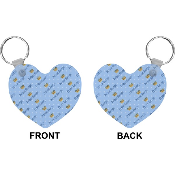 Prince Heart Keychain (Front + Back)