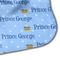 Prince Hooded Baby Towel- Detail Corner