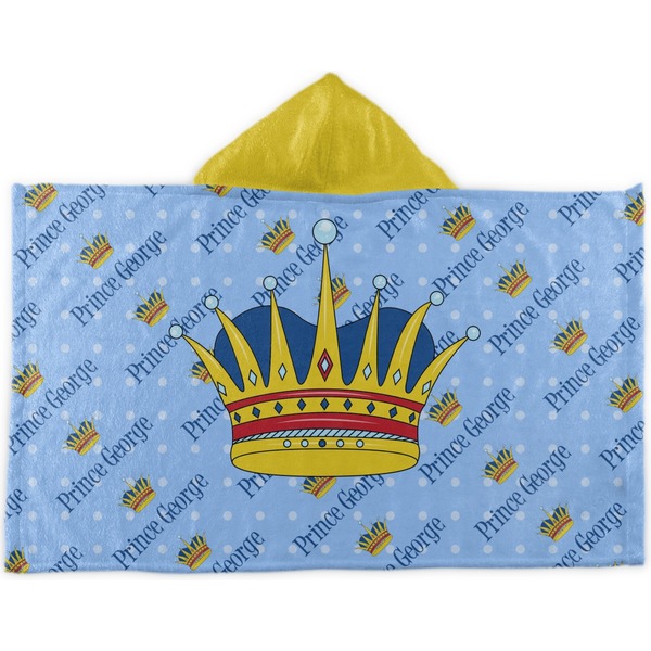 Custom Prince Kids Hooded Towel (Personalized)