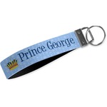 Prince Wristlet Webbing Keychain Fob (Personalized)