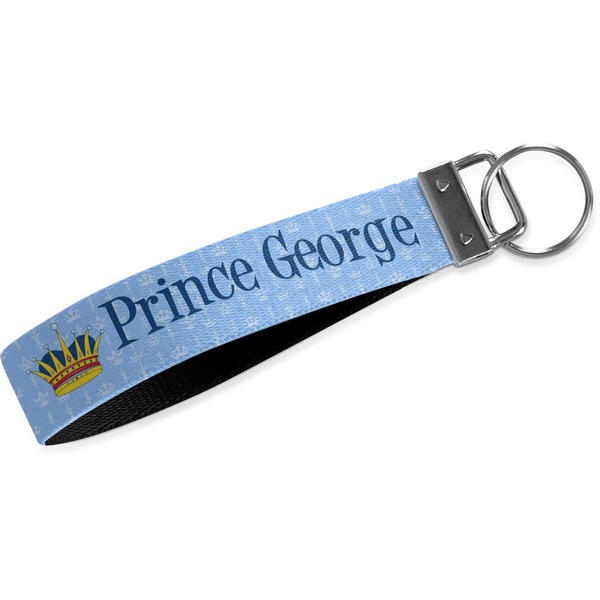 Custom Prince Wristlet Webbing Keychain Fob (Personalized)