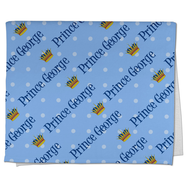 Custom Prince Kitchen Towel - Poly Cotton w/ Name All Over