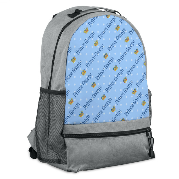 Custom Prince Backpack - Grey (Personalized)
