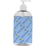 Prince Plastic Soap / Lotion Dispenser (16 oz - Large - White) (Personalized)