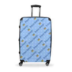 Prince Suitcase - 28" Large - Checked w/ Name All Over