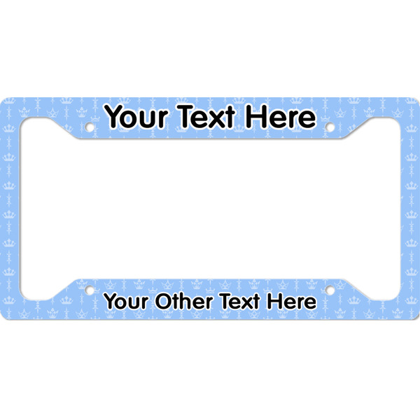 Custom Prince License Plate Frame (Personalized)