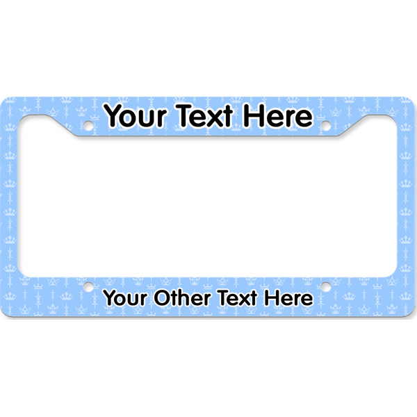 Custom Prince License Plate Frame - Style B (Personalized)