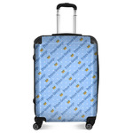 Prince Suitcase - 24" Medium - Checked (Personalized)