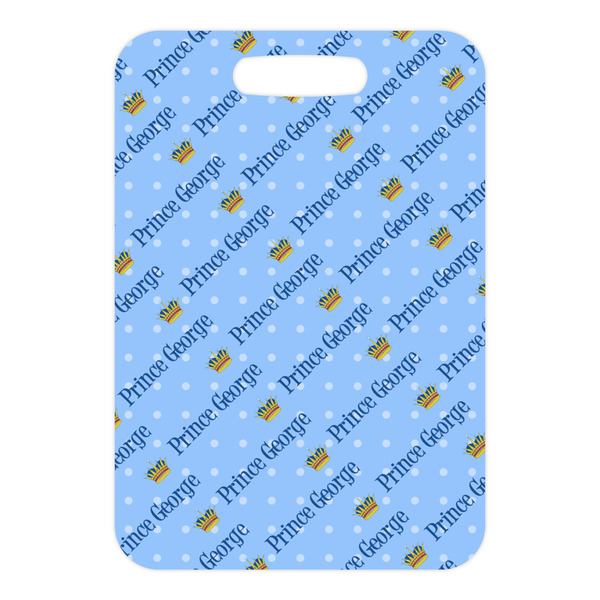 Prince Metal Luggage Tag - Front Without Strap