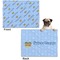 Prince Microfleece Dog Blanket - Regular - Front & Back