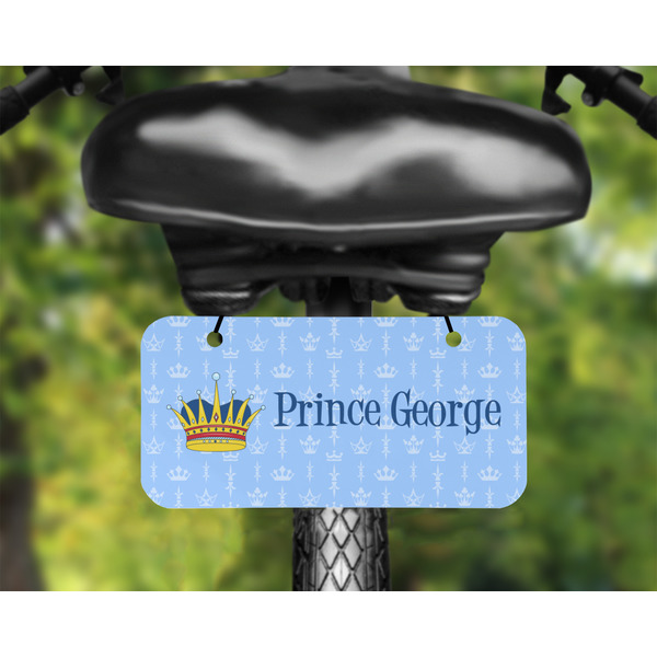 Prince Mini License Plate on Bicycle - LIFESTYLE Two holes
