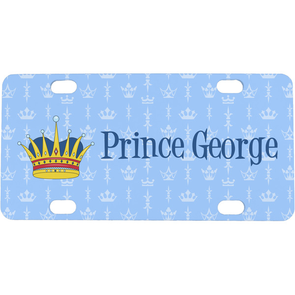 Custom Prince Mini / Bicycle License Plate (4 Holes) (Personalized)