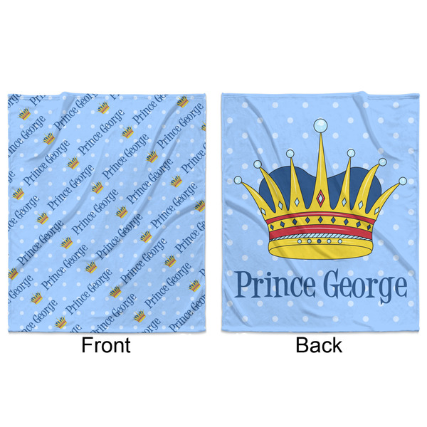 Prince Minky Blanket - 50"x60" - Double Sided - Front & Back