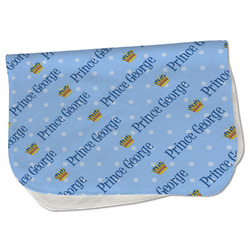 Prince Burp Cloth - Fleece w/ Name All Over