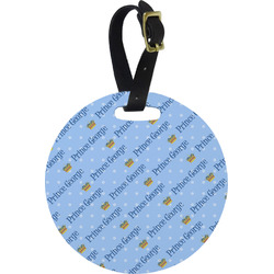 Prince Plastic Luggage Tag - Round (Personalized)