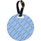 Prince Plastic Luggage Tag - Round (Personalized)