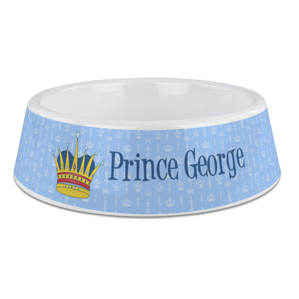 Custom Prince Plastic Dog Bowl - Large (Personalized)