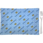 Prince Glass Rectangular Appetizer / Dessert Plate (Personalized)