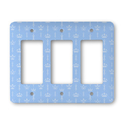 Prince Rocker Style Light Switch Cover - Three Switch