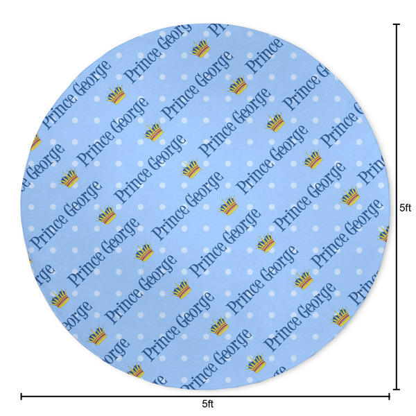 Prince Round Area Rug - Size