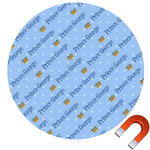 Prince Round Car Magnet - 10" (Personalized)