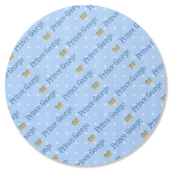 Prince Round Rubber Backed Coaster (Personalized)