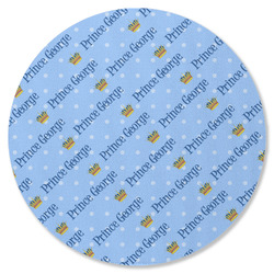Prince Round Rubber Backed Coaster (Personalized)