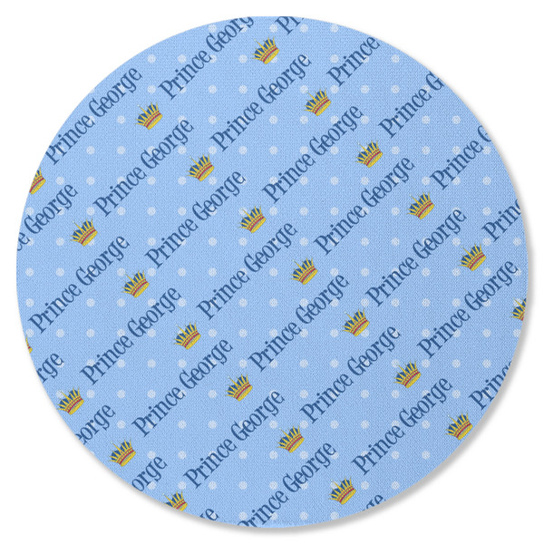 Custom Prince Round Rubber Backed Coaster (Personalized)