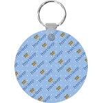 Prince Round Plastic Keychain (Personalized)