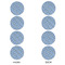 Prince Round Linen Placemats - APPROVAL Set of 4 (double sided)