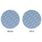 Prince Round Linen Placemats - APPROVAL (double sided)