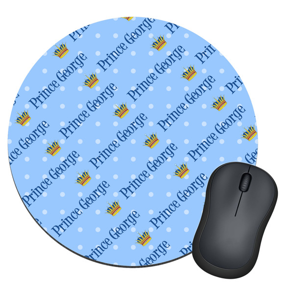 Custom Prince Round Mouse Pad (Personalized)