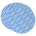 Prince Round Paper Coasters w/ Name All Over